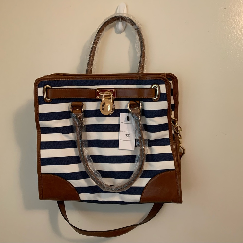 Blue/White Nautical Style Handbag